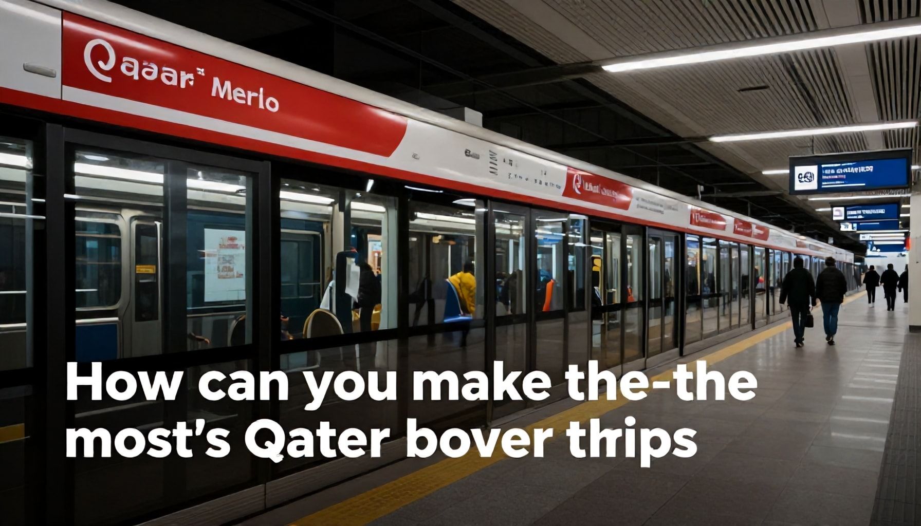 كيف يمكنك الاستفادة القصوى من مترو قطر في رحلاتك اليومية*