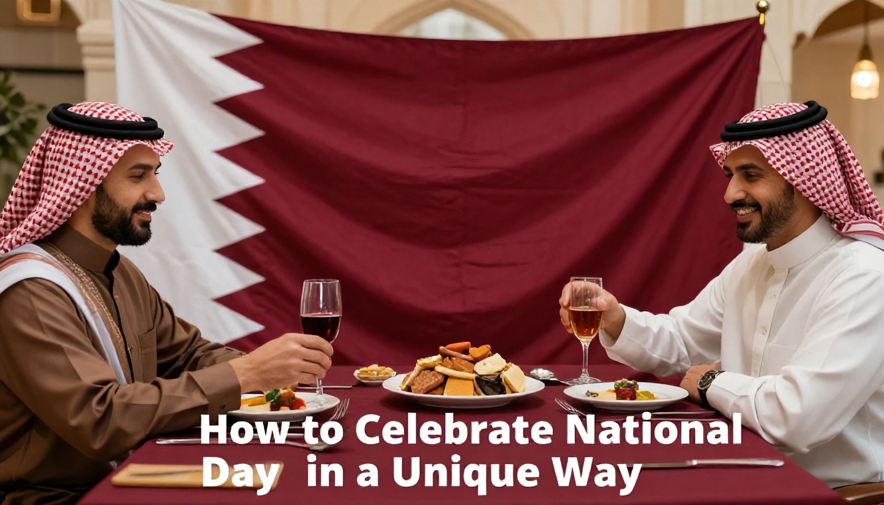 كيفية احتفال بالعيد الوطني القطري بأسلوب فريد*