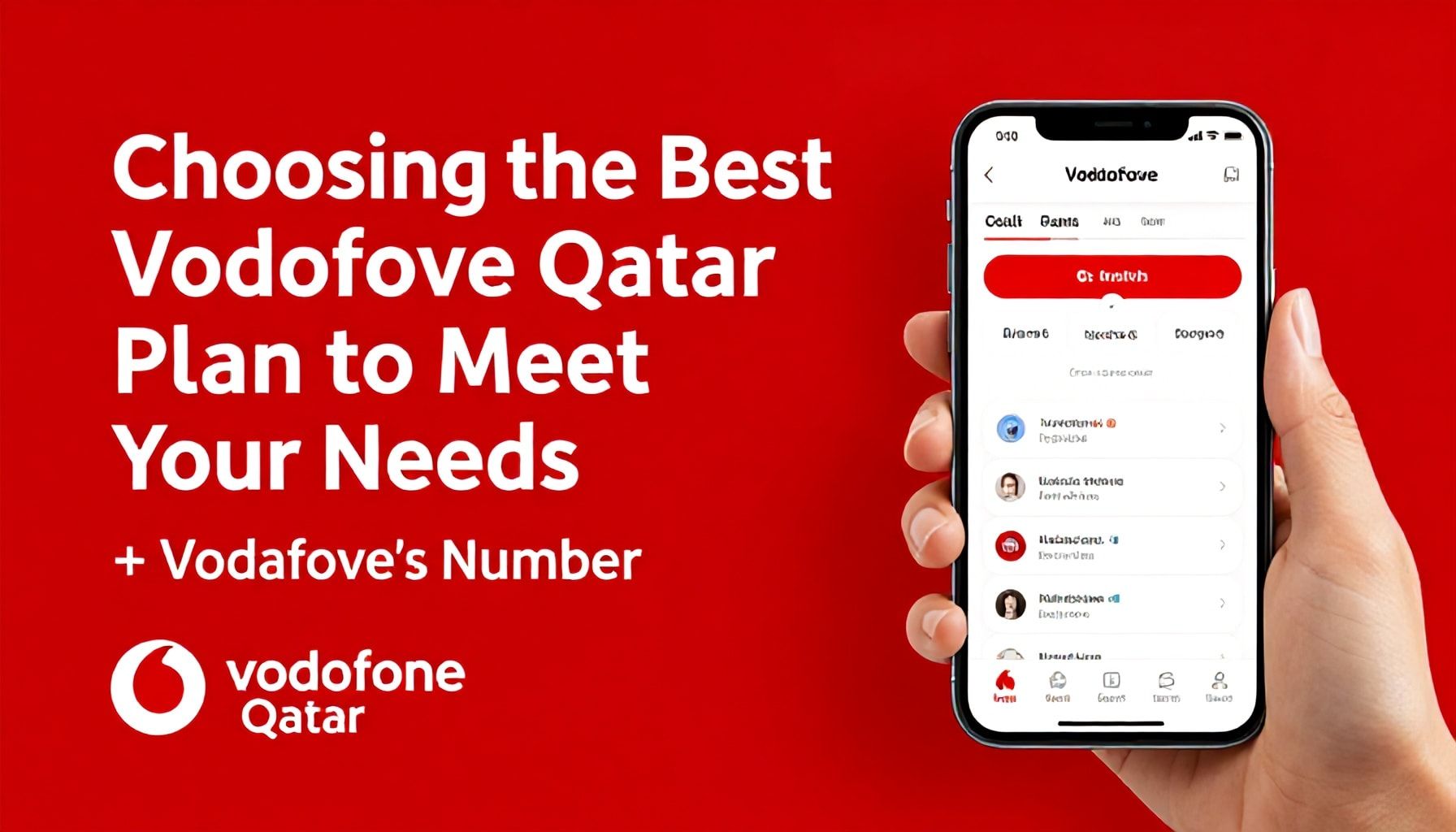 كيفية اختيار أفضل خطة فودافون قطر لتلبية احتياجاتك