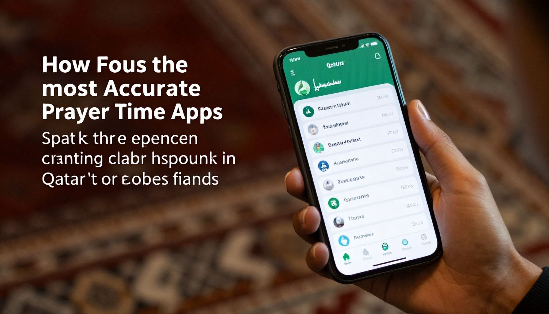 كيفية استخدام التطبيقات الأكثر دقة لمواعيد الأذان في قطر*