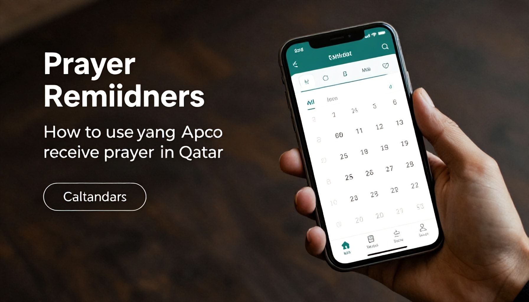 كيفية استخدام التطبيقات والتقويمات لتلقي تذكيرات الصلاة في قطر*
