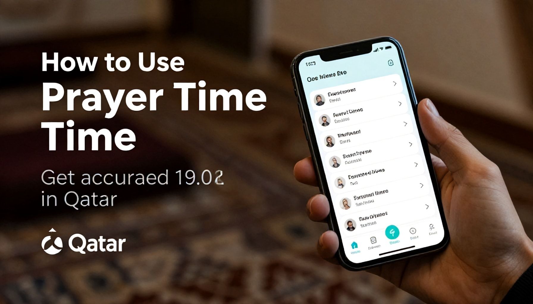 كيفية استخدام تطبيقات مواقيت الصلاة للحصول على أوقات دقيقة في قطر*