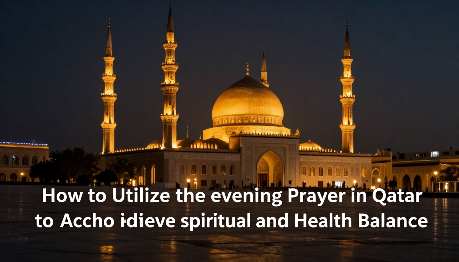 كيفية استغلال صلاة العشاء في قطر لتحقيق التوازن الروحي والصحي*