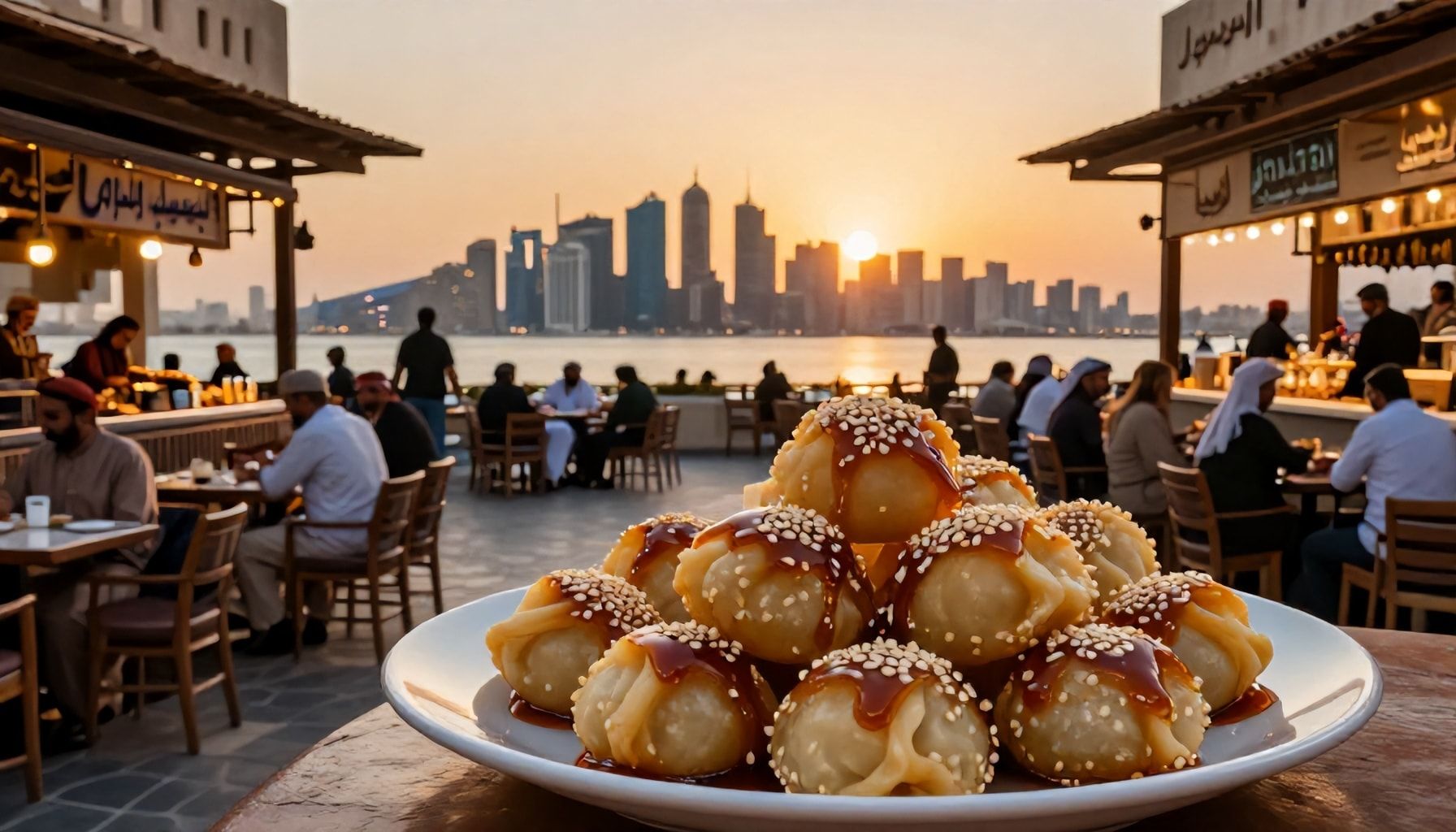 كيفية الاستمتاع بالطعام في الدوحة مثل المحليين
