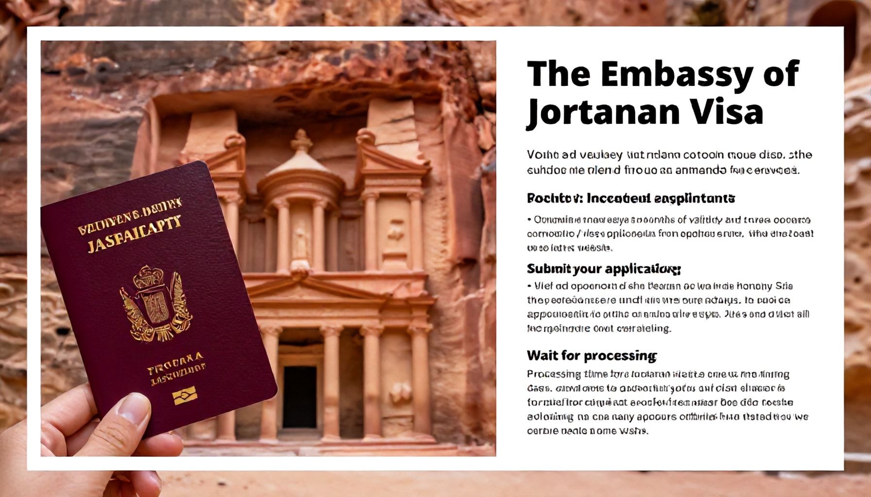 كيفية الحصول على تأشيرة الأردن من السفارة في قطر
