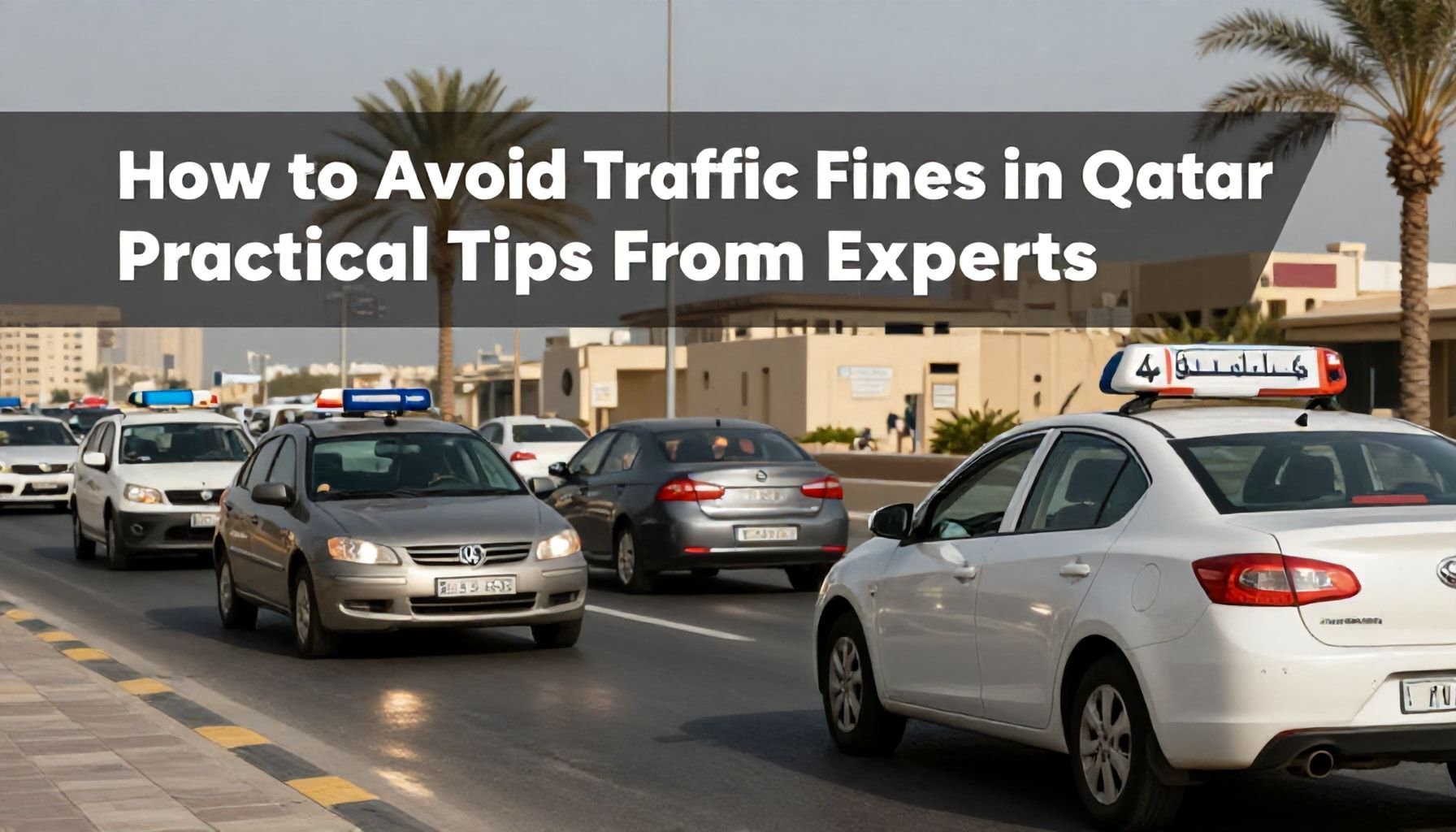 كيفية تجنب الغرامات المرورية في قطر: نصائح عملية من خبراء المرور