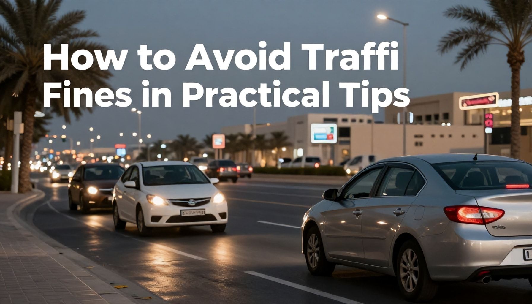 كيفية تجنب الغرامات المرورية في قطر: نصائح عملية