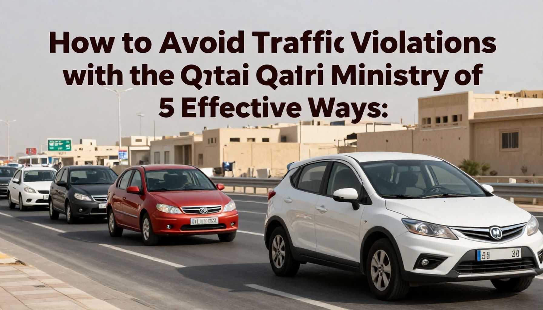 كيفية تجنب المخالفات المرورية مع وزارة الداخلية القطرية: 5 طرق فعالة*