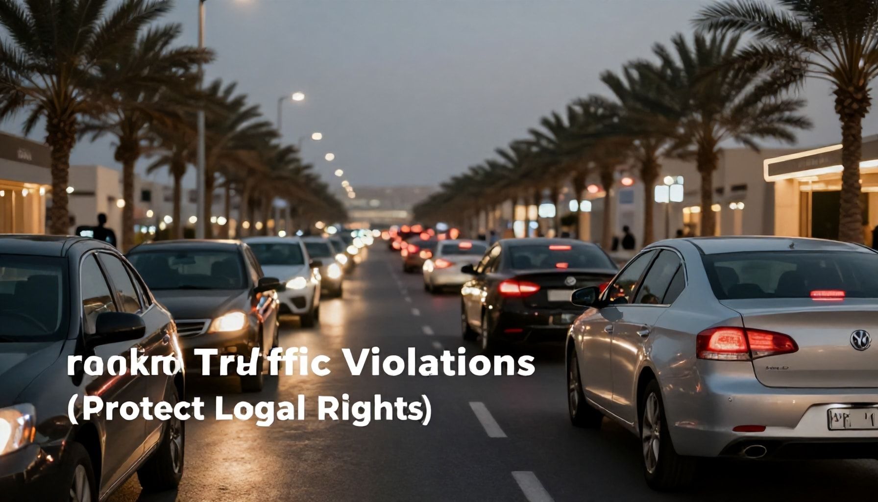 كيفية تجنب مخالفات المرور في قطر وحماية حقوقك القانونية*