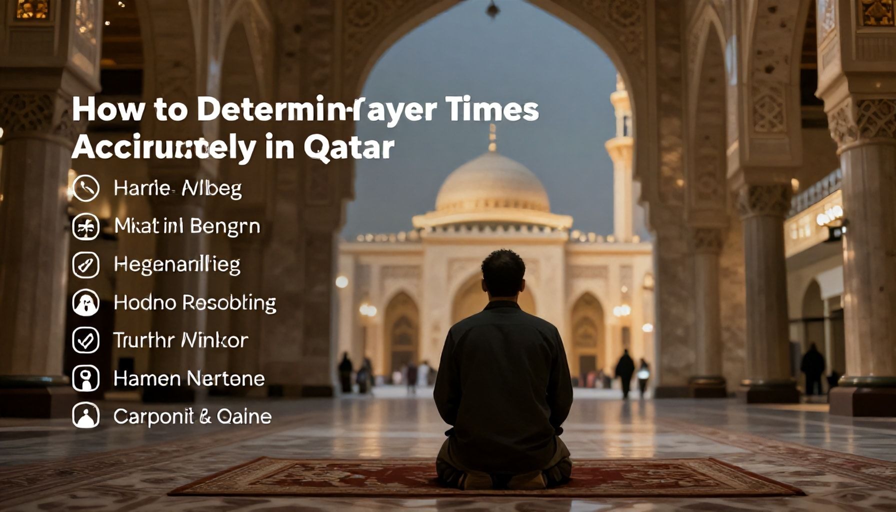 كيفية تحديد أوقات الصلاة بدقة في قطر: دليل شامل*