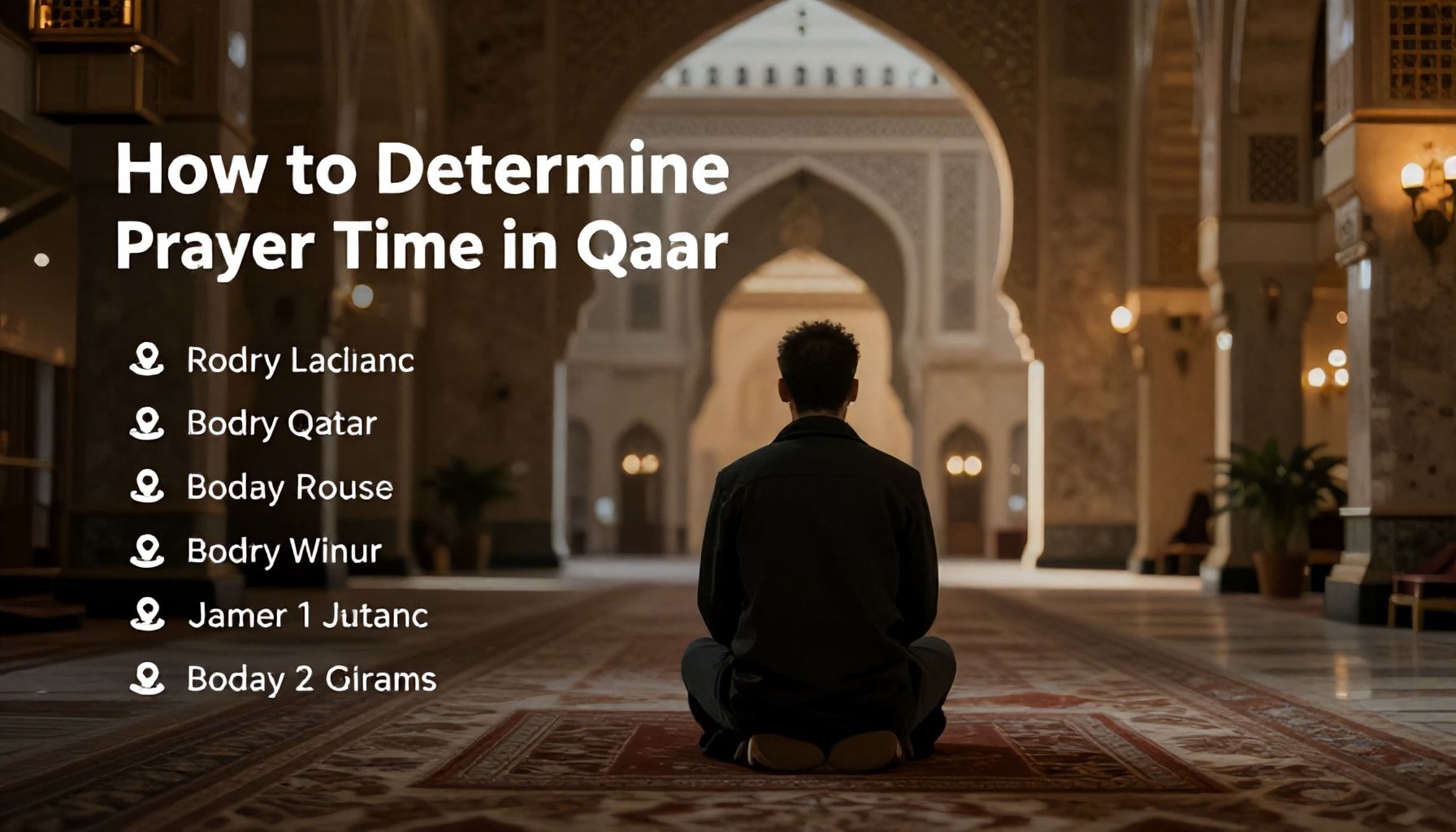 كيفية تحديد أوقات الصلاة في قطر بدقة*