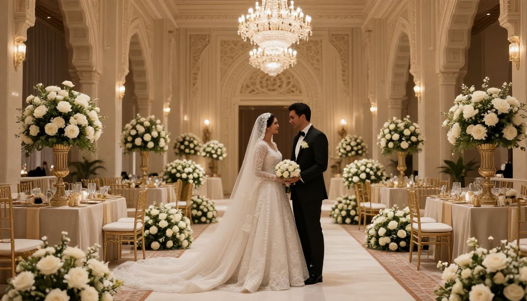كيفية تصميم حفل زفاف فاخر في قطر: أسرار الإبداع والتميز*