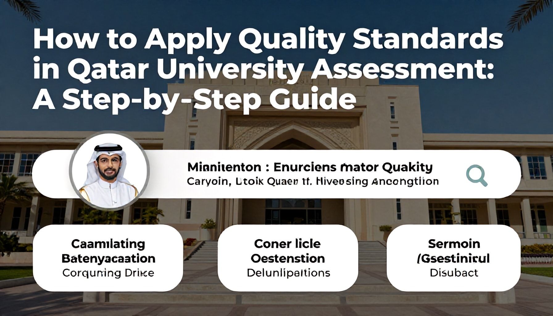 كيفية تطبيق معايير الجودة في تقويم جامعة قطر: دليل خطوة بخطوة*