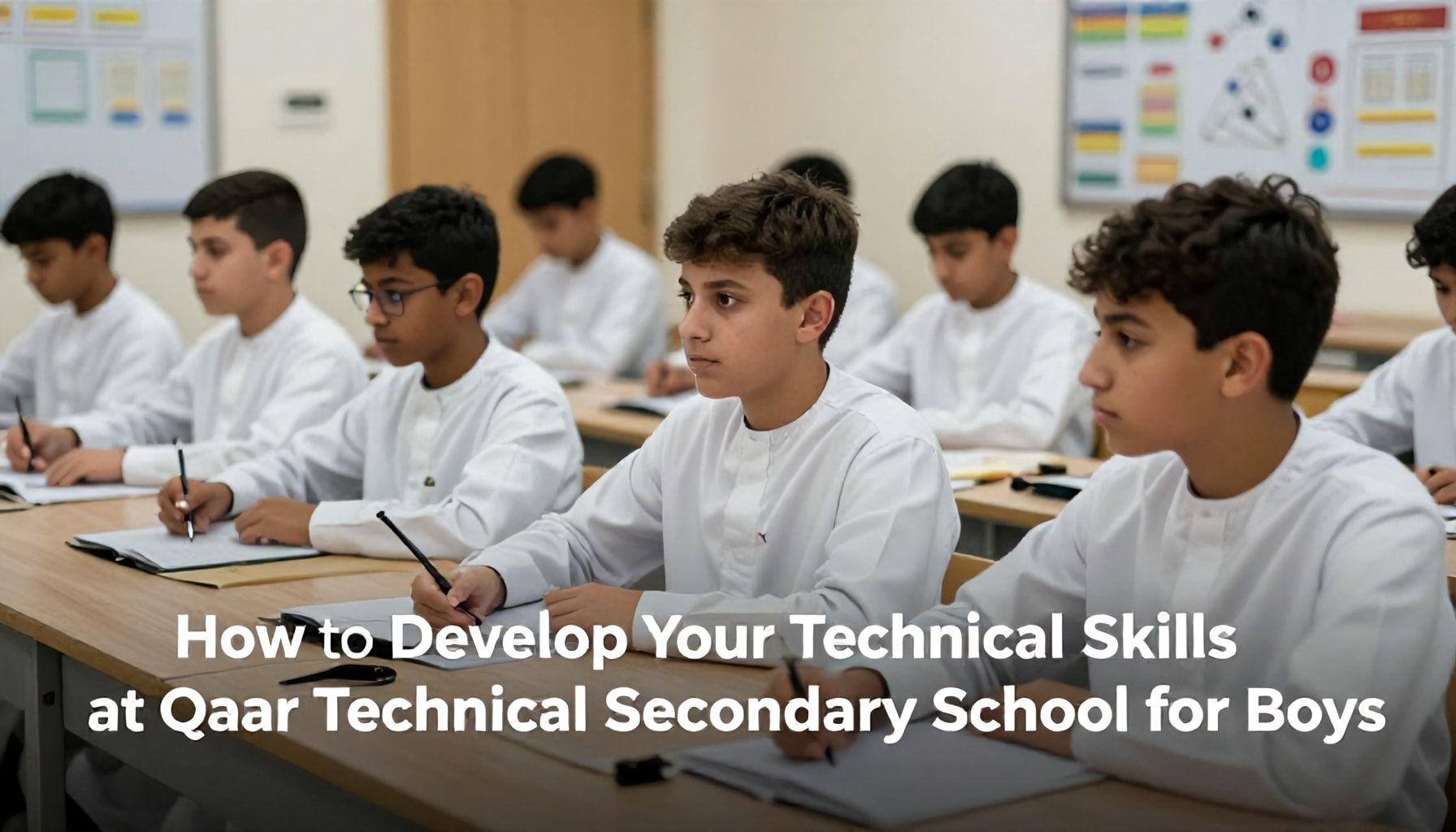 كيفية تطوير مهاراتك التقنية في مدرسة قطر التقنية الثانوية للبنين*