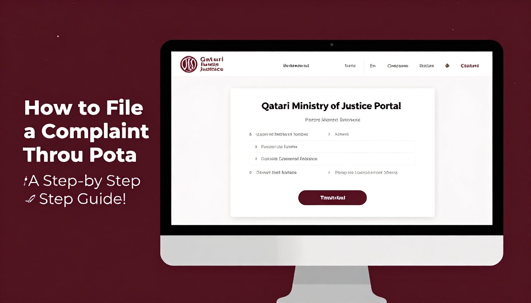 كيفية تقديم شكوى عبر بوابة وزارة العدل القطرية: دليل خطوة بخطوة*