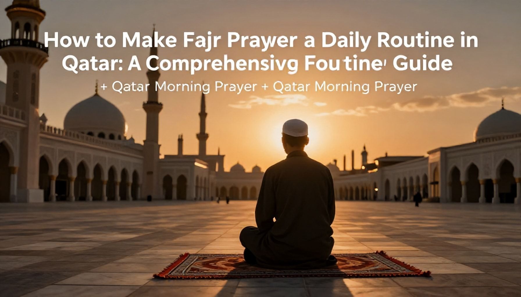 كيفية جعل صلاة الفجر روتين يومي في قطر: دليل شامل