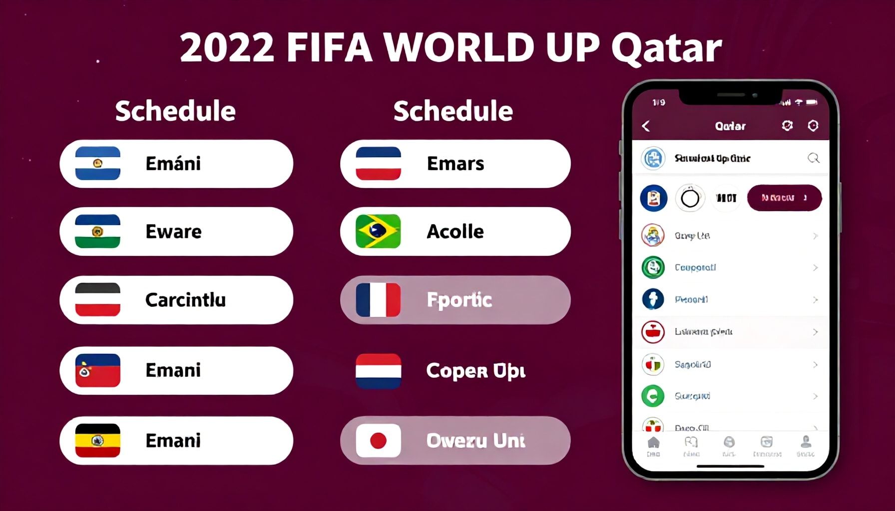 كيفية متابعة جدول مباريات كأس العالم 2022 قطر باستخدام التطبيقات الرسمية*