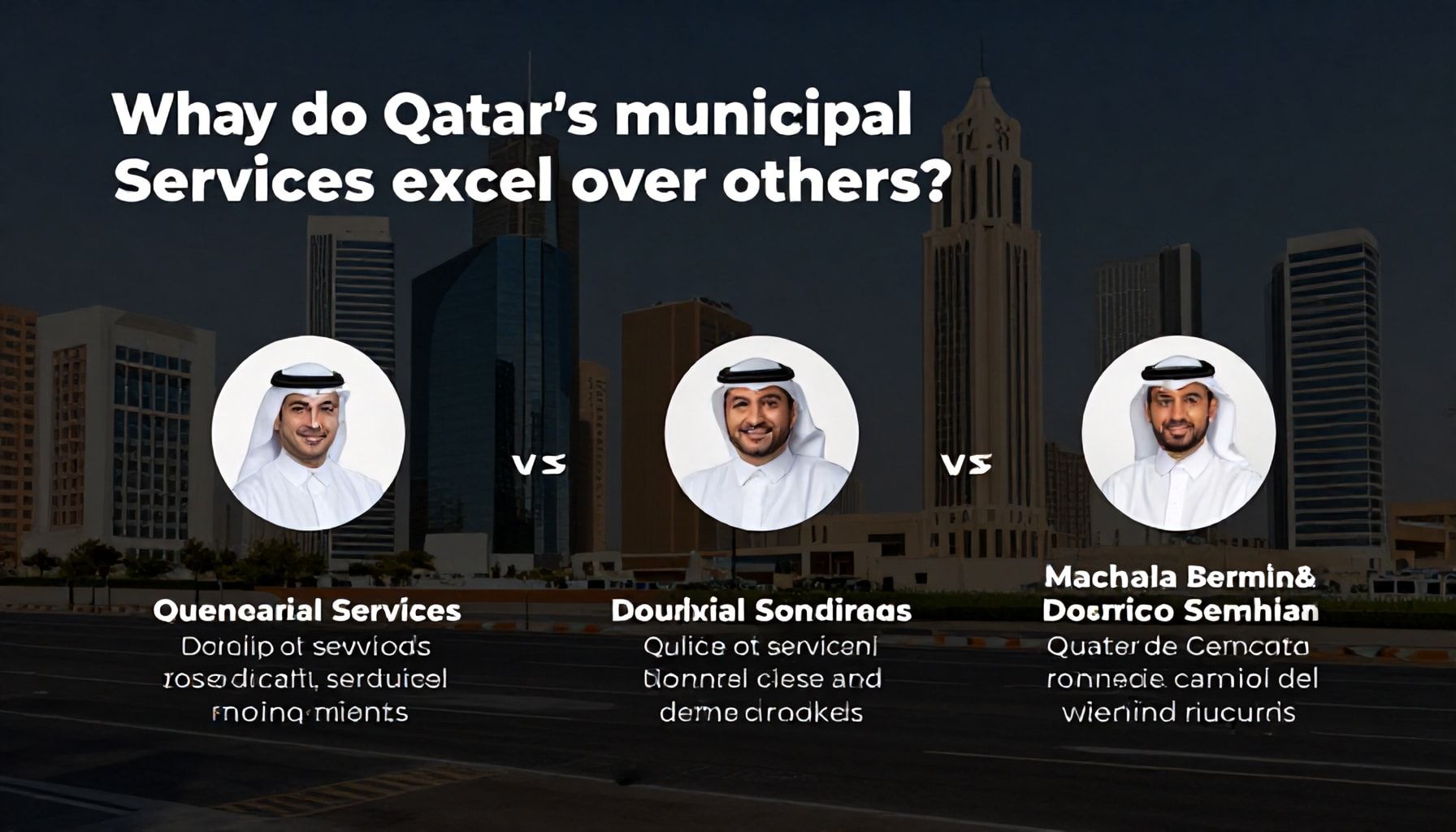 لماذا تتفوق خدمات البلدية قطر على غيرها؟*