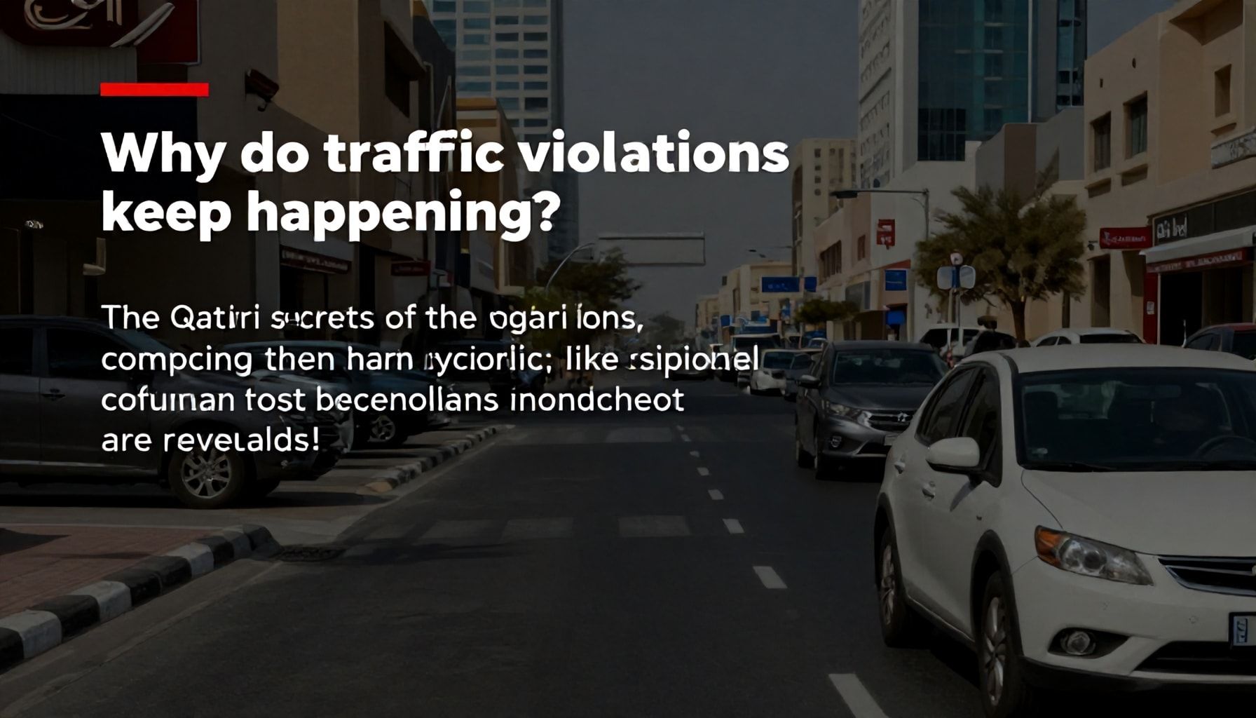 لماذا تتكرر مخالفات المرور؟ كشف أسرار النظام القطرية*