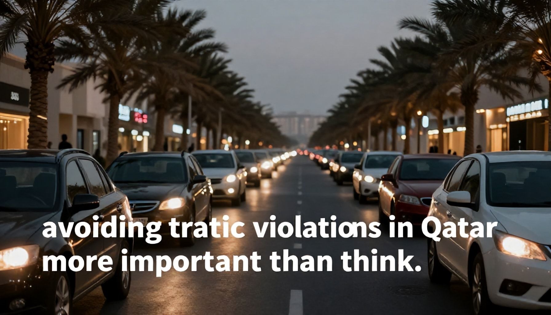 لماذا تجنب المخالفات المرورية في قطر أكثر أهمية مما تتصور*