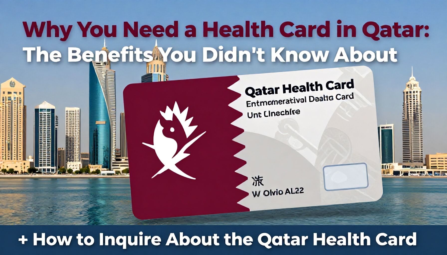 لماذا تحتاج إلى بطاقة صحية في قطر؟ الحقيقة عن الفوائد التي لا تعرفها