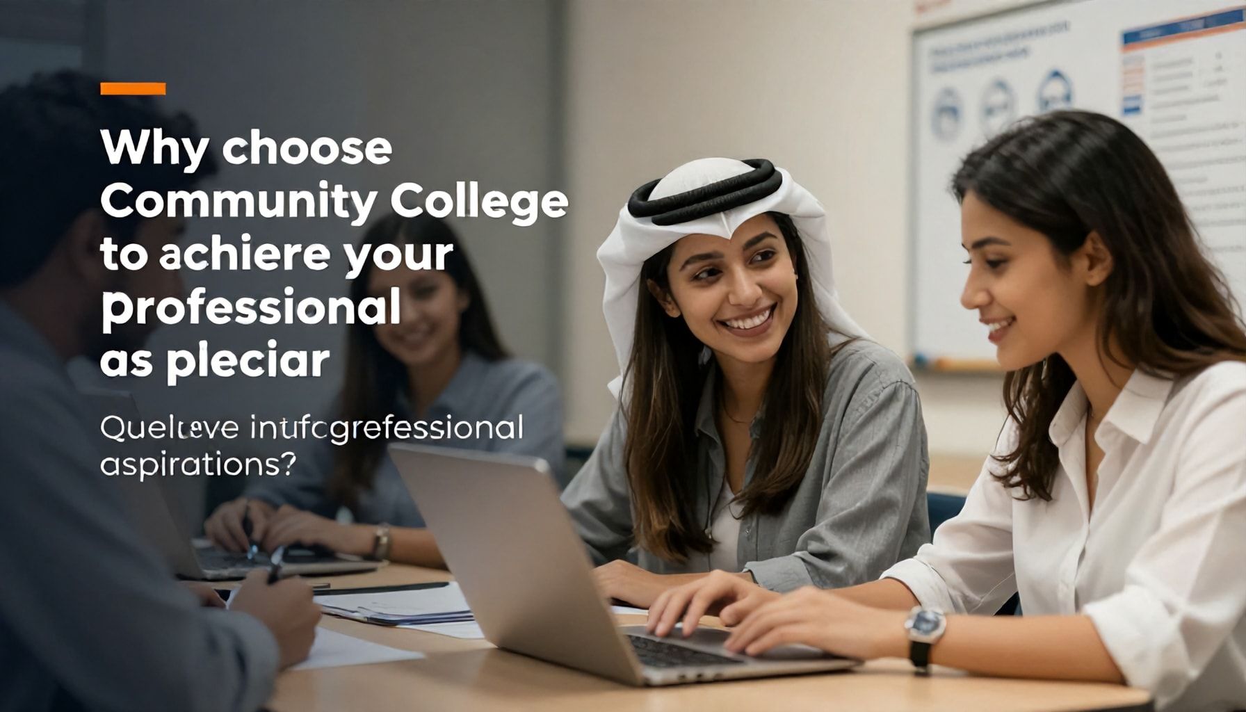 لماذا تختار كلية المجتمع قطر لتحقيق طموحاتك المهنية؟*