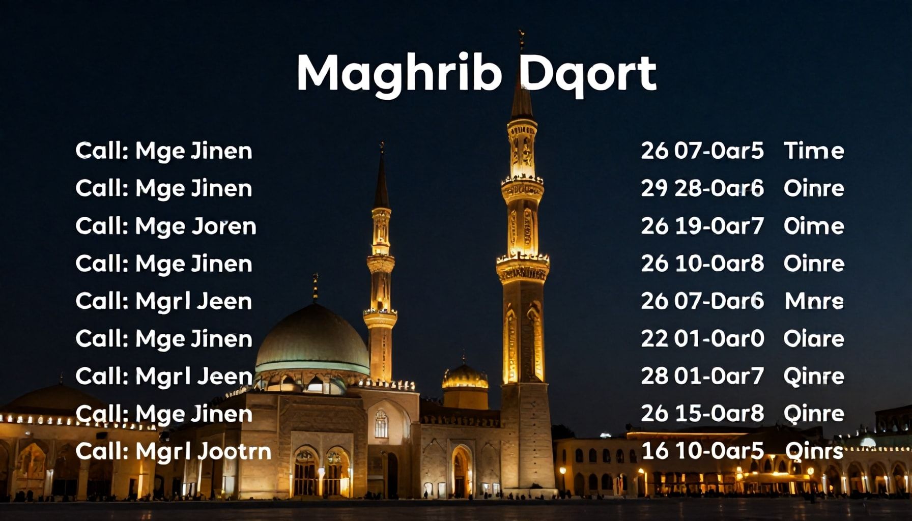 لماذا تختلف مواعيد اذان المغرب يوميًا في قطر؟*