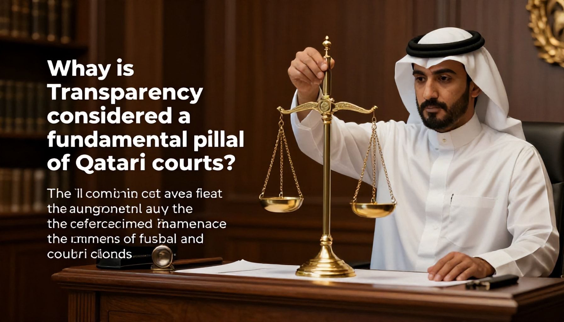 لماذا تعتبر الشفافية في المحاكم القطرية ركنًا أساسيًا للعدالة