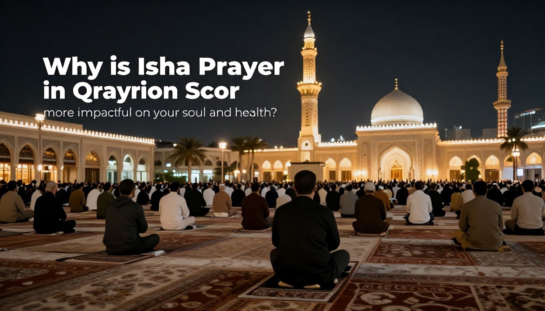 لماذا صلاة العشاء في قطر أكثر تأثيرًا في روحك وصحتك؟*