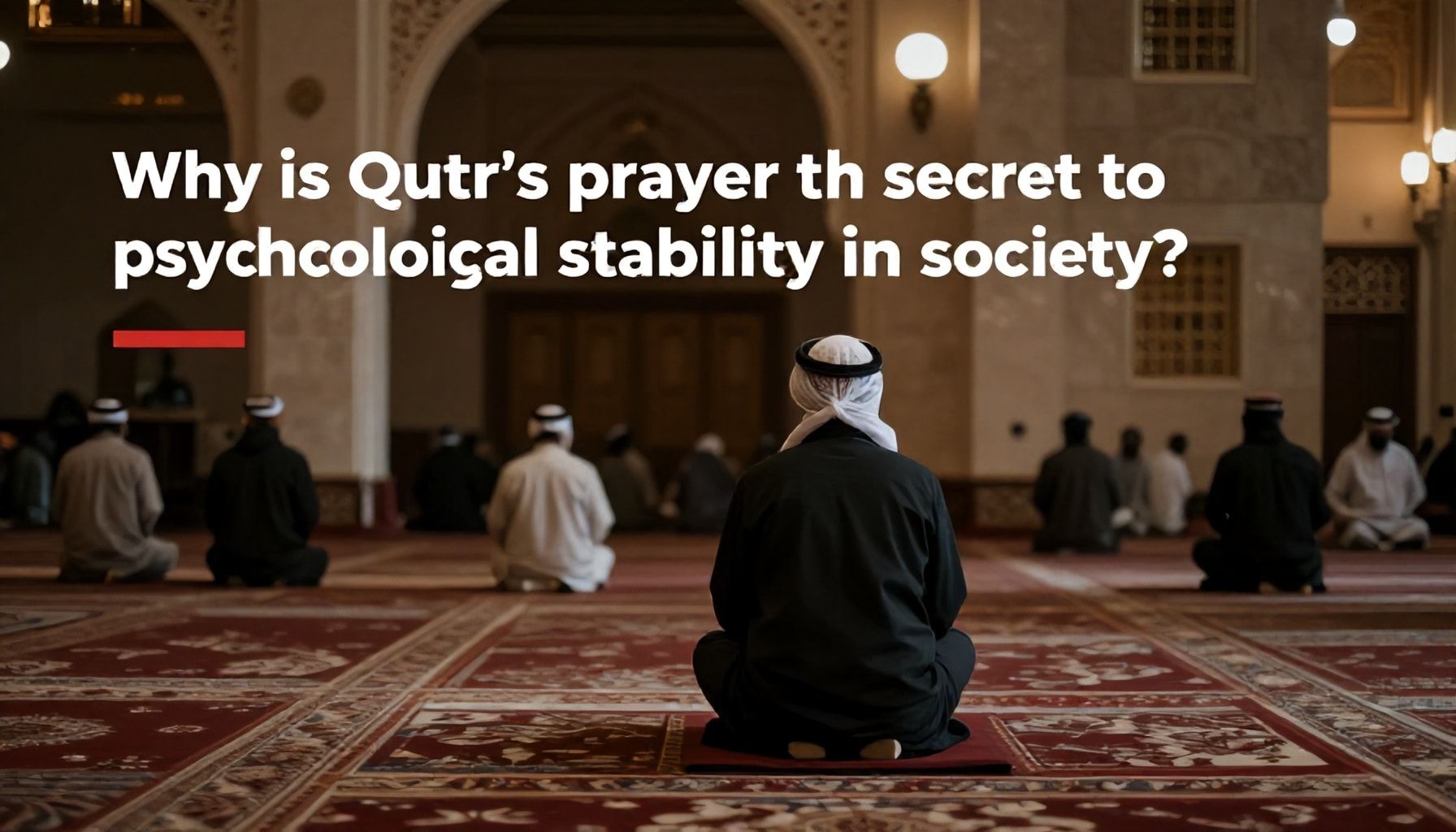 لماذا صلاة قطر هي سر الاستقرار النفسي في المجتمع*