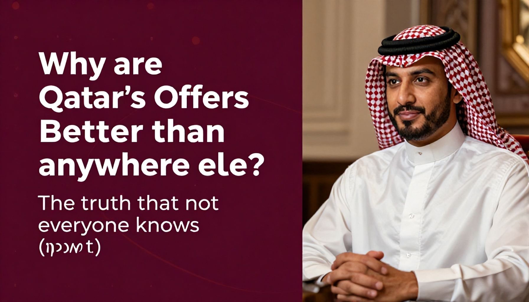 لماذا عروض قطر أفضل من أي مكان آخر؟ الحقيقة التي لا يعرفها الجميع*