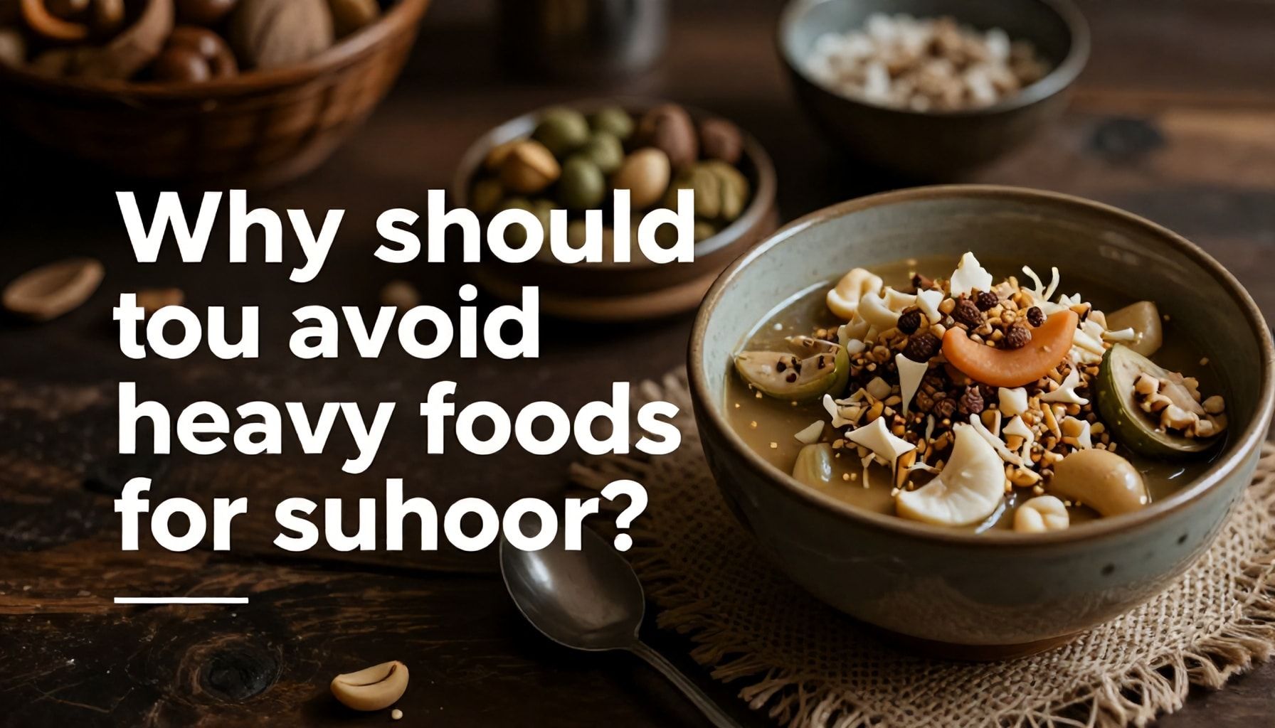 لماذا يجب أن تتجنب الأطعمة الثقيلة في السحور؟*