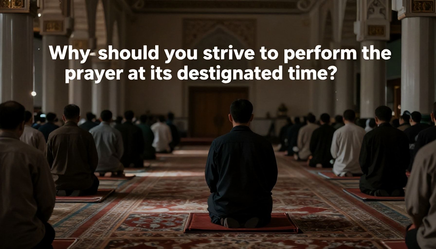 لماذا يجب أن تحرص على أداء الصلاة في وقتها المحدد؟*