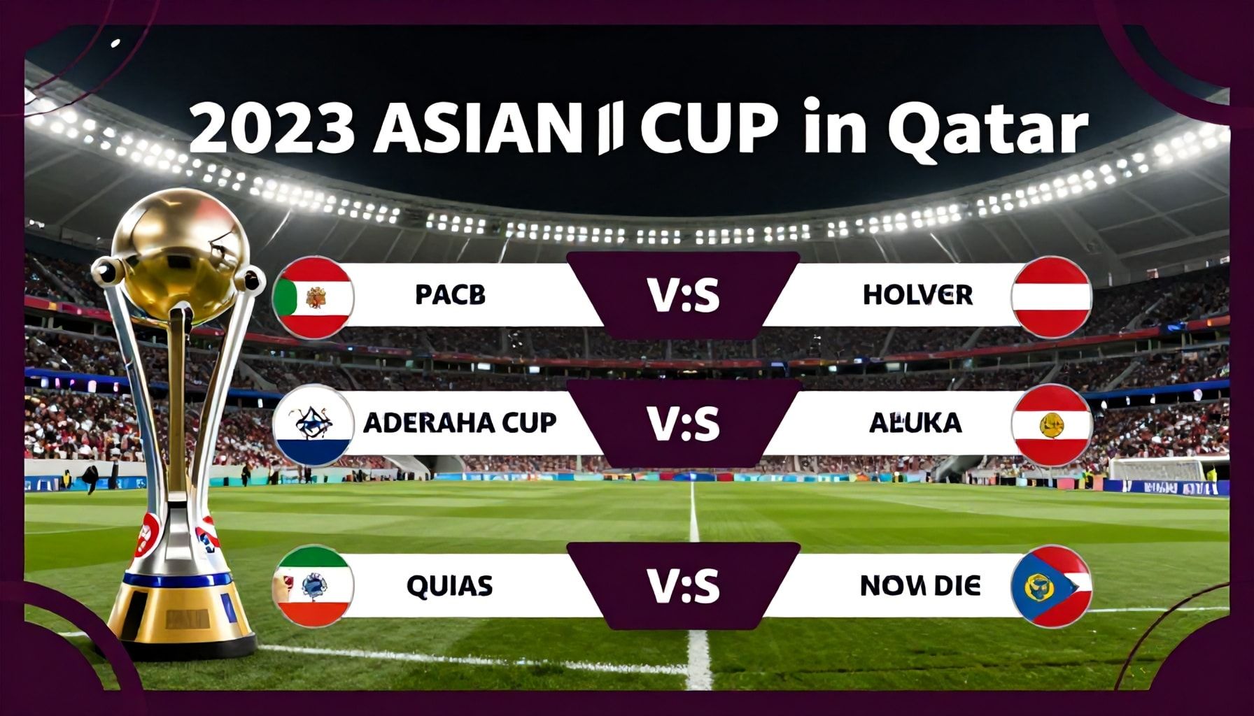 لماذا يجب أن تشاهد كأس آسيا 2023 في قطر مباشرة؟*