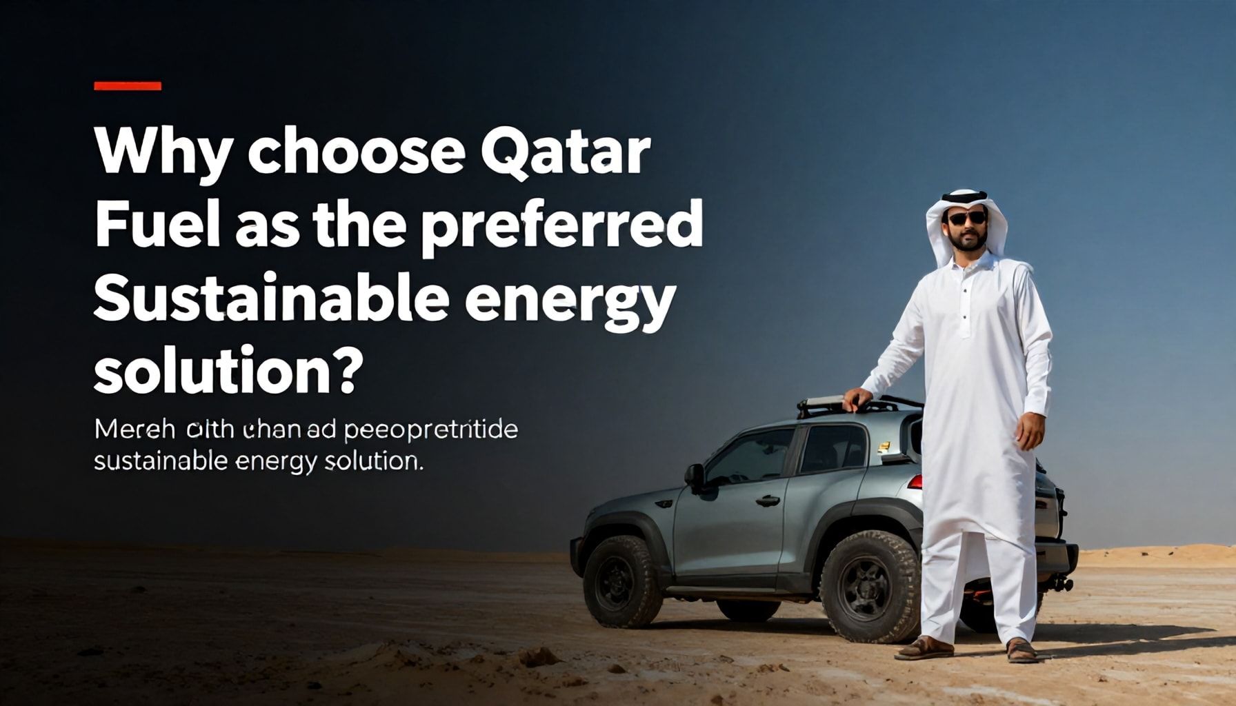 لماذا يختار وقود قطر كحل الطاقة المستدامة المفضل؟*