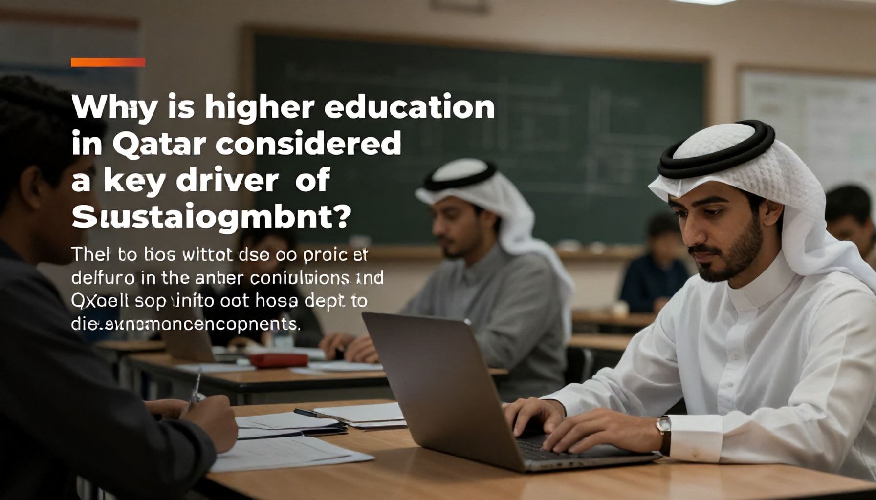 لماذا يعتبر التعليم العالي في قطر رافعة رئيسية للتنمية المستدامة؟*