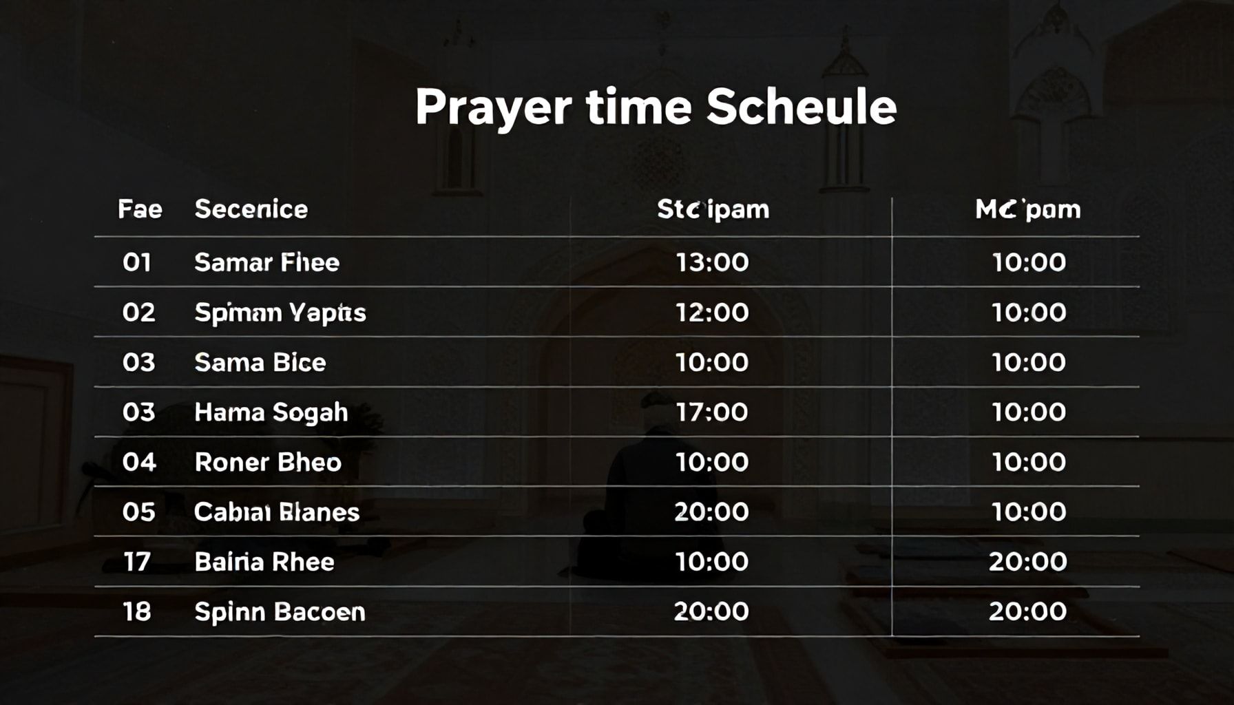 ما الذي يجعل جدول مواقيت الصلاة من وزارة الأوقاف في قطر موثوقًا؟*