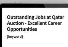 وظائف مميزة في مزاد قطر – فرص عمل مميزة