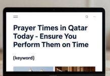 مواعيد الصلاة في قطر اليوم – احرص على أدائها في الوقت المحدد