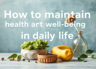كيفية الحفاظ على الصحة والعافية في الحياة اليومية How to maintain health and well-being in daily life