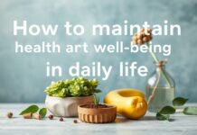 كيفية الحفاظ على الصحة والعافية في الحياة اليومية How to maintain health and well-being in daily life
