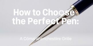 كيفية اختيار القلم المثالي: دليل شامل How to Choose the Perfect Pen: A Comprehensive Guide