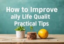 كيفية تحسين جودة الحياة اليومية: نصائح عملية How to Improve Daily Life Quality: Practical Tips