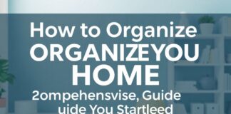 كيفية تنظيم المنزل: دليل شامل لبدءك How to Organize Your Home: A Comprehensive Guide to Getting Started