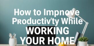 كيفية تحسين الإنتاجية في العمل من المنزل How to Improve Productivity While Working from Home
