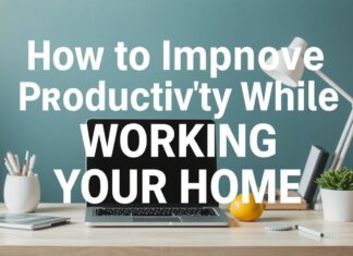 كيفية تحسين الإنتاجية في العمل من المنزل How to Improve Productivity While Working from Home