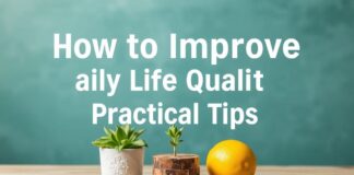 كيفية تحسين جودة الحياة اليومية: نصائح عملية How to Improve Daily Life Quality: Practical Tips