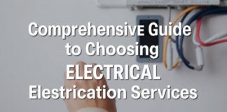 دليل شامل لاختيار أفضل خدمات التركيب الكهربائي Comprehensive Guide to Choosing the Best Electrical Installation Services