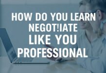 كيف تتعلم التفاوض مثل المحترفين؟ How do you learn to negotiate like a professional?